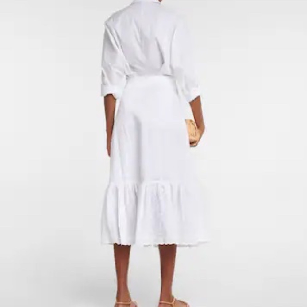 CAROLINE CONSTAS Raya broderie anglaise midi skirt - Picture 4 of 9